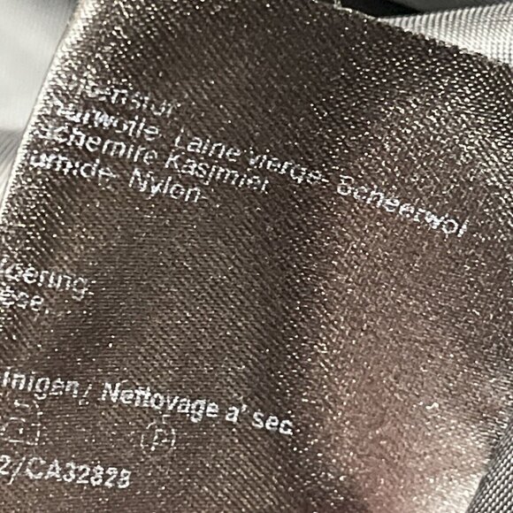 Cinzia Rocca Coat Women 10 Icons Black Wool Alpaca Jacket Classic Capsule Office - Picture 8 of 12